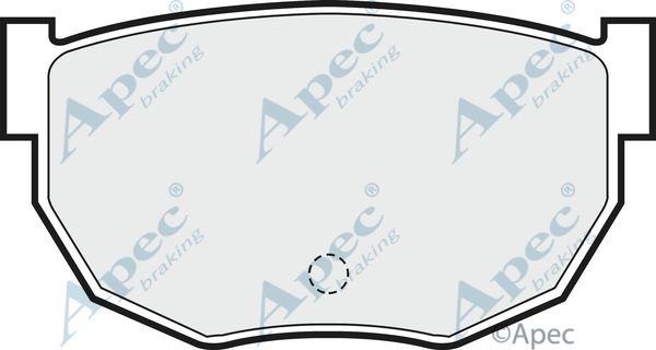 APEC BRAKING stabdžių trinkelių rinkinys, diskinis stabdys PAD414
